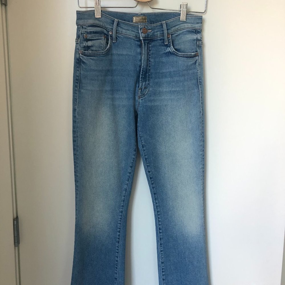 MOTHER The Insider Crop Step Fray Jeans